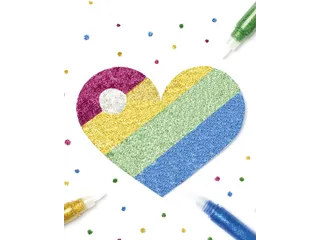 Glitterlijm Folia 9.5ml 10 kleuren - 4