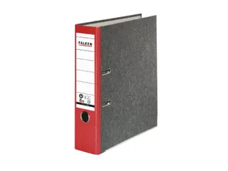Ordner hfb recycled A4 8cm rood - 1