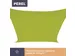 Voile solaire carré 5x5m Vert citron
