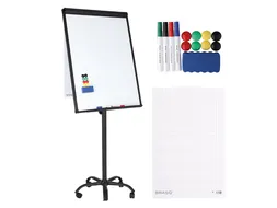 BRASQ Flipover Mobiel 70x100cm Magnetisch Zwart inclusief accessoires