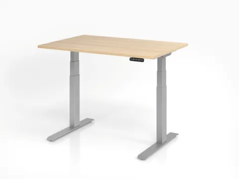 bureau assis-debout à régl. de haut. élec. HxlxP 640-1290x1200x800m