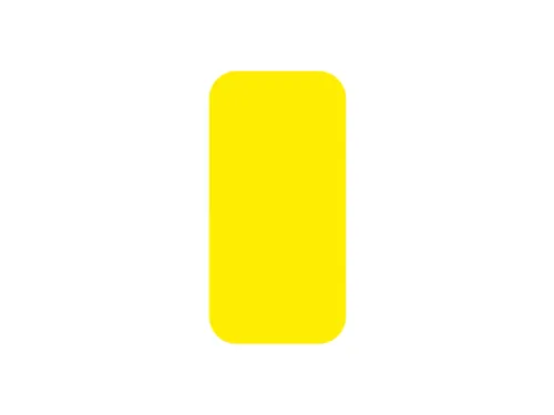 plaksymbool,rechthoek,markering HxB 150x50mm,PVC,geel