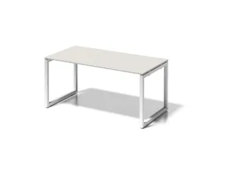 bureau,HxBxD 740x1600x800mm,blad grijswit,sledeframe verkeerswit - 1
