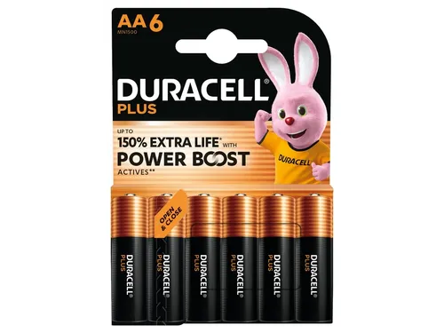 Batterij Duracell Plus Powerboost AA 6 stuks