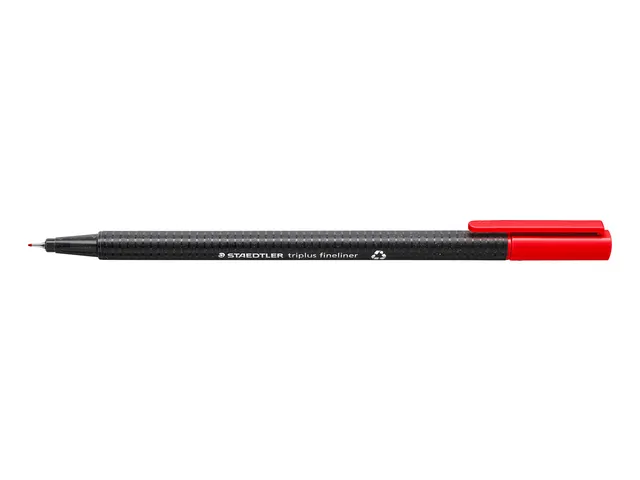 Fineliner Staedtler Triplus 334 rood 0.3mm
