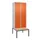 locker met bank,HxBxD 2120x800x815mm,2vak,vak B 400mm,cil.-slot