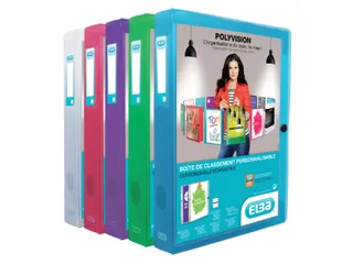 Verzamelbox Oxford Polyvsion A4 40mm Insteektas Transparant PP - 3
