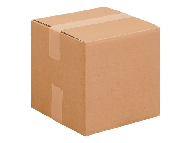 Boîte américaine pliable Double cannelure BC Brun 250x250x250mm 10pc