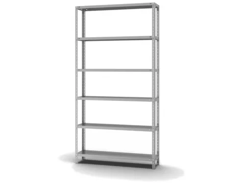 magazijnstelling,grondveld,HxBxD 2500x1300x300mm,vaklast 200kg