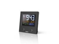 Radiogestuurde wekker Dual-USB, met led-kleurendisplay en USB-oplaadfu