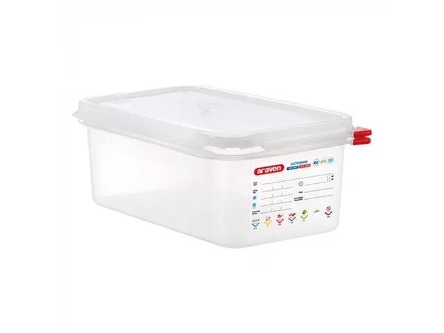 Araven Colorclip Voedseldoos 2.8 liter 1/4 GN 100mm 265x162mm