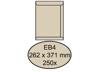 Envelop Quantore Akte Eb4 262X371Mm 120Gr Cremekraft Gegomd - 1