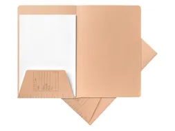 Dossiermap Djois A4 1 klep 250gr chamois