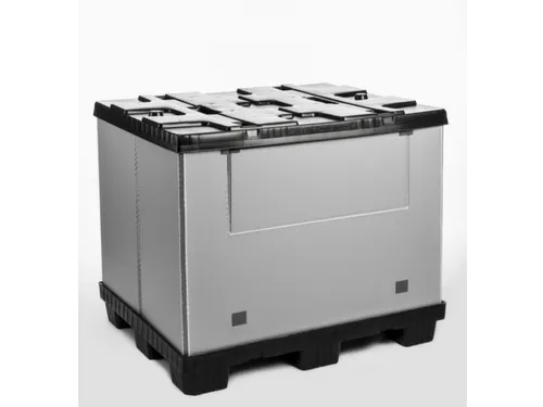 Vouwbare Palletbox Pp/pe Hxlxb 1000X1200X1000Mm 895L 9Poten