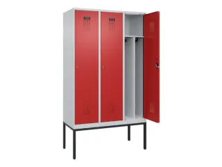 locker voor scheiding van kleding,HxBxD 2120x1200x500mm,3vak - 1