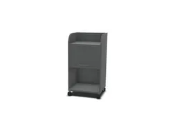 caddy,HxBxD 1030x550x470mm,2niveaus,1kasten,MS-donkergrijs