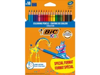 kleurpotlood Evolution, blister van 18 stuks - 1