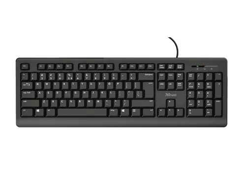 Toetsenbord Trust Primo zwart QWERTY