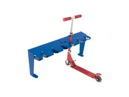 Steprek voor 6 steppen L 1006mm eenzijdig RAL5010