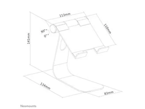 Neomounts Tabletstandaard DS15050SL1 Zilver