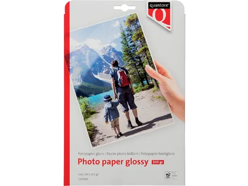 Fotopapier Quantore A4 250 Gram Glans 50vel