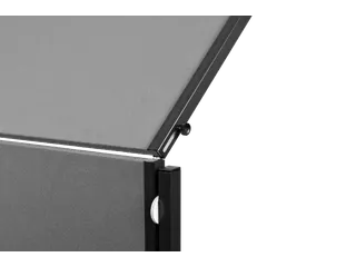 PREMIUM PLUS workshopbord inklapbaar 150x120cm grijs vilt - 2