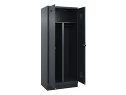 PBM-locker,HxBxD 1950x800x500mm,2vak,vak B 400mm,draaigrendel