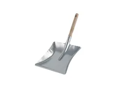 Stofblik Cleaninq verzinkt houten steel 23x21 cm