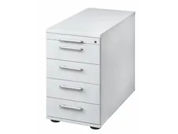Ladenblok HxBxD 720-760x430x800mm Pennenlade 4 Laden Ral7035