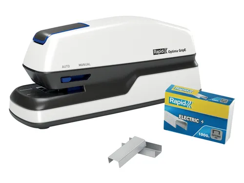 Nietmachine Elektrisch Optima Grip 20vel Zwart/Zilver