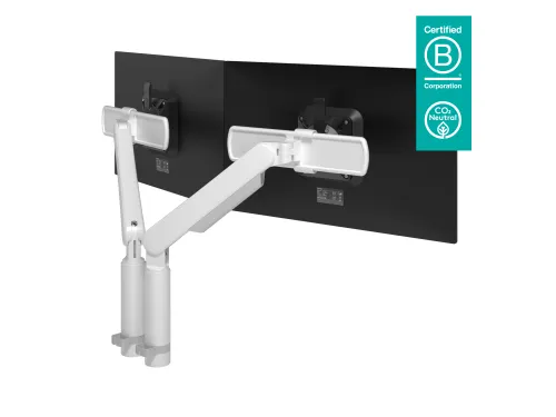 Viewprime Plus Monitorarm 65.210 2 Schermen Wit