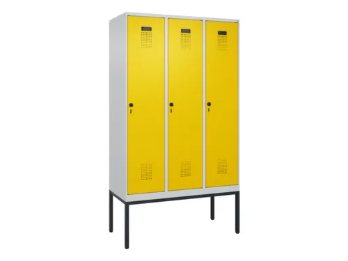 locker voor scheiding van kleding,HxBxD 2120x1200x500mm,3vak