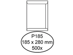 Envelop Quantore Akte P185 185X280Mm Wit Gegomd