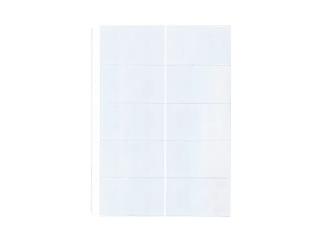 Showtas Kangaro A4 23-gaats PP 0.12mm voor 10 visitekaartjes