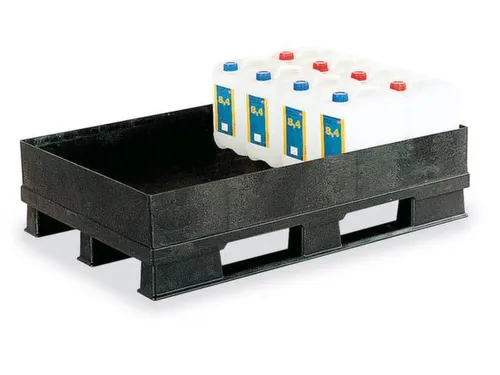 Palletopvangbak 4x 60l Opvangvol. 120l Pe 315x 1200x 800mm