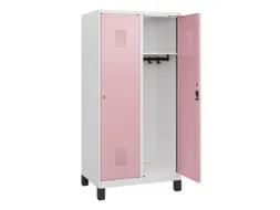 schoollocker,HxBxD 1630x800x500mm,2vak,vak B 400mm,cil.-slot,voeten