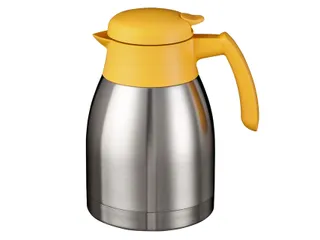 Thermoskan Bravilor dubbelwandig 1.5 liter RVS geel - 1