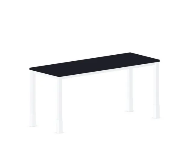 In hoogte verstelbaar bureau,HxBxD 720-840x1600x600mm,CC-zwart