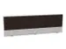 panneau de rehausse,p. table de bureau,MP-gris clair,BN2036-marron
