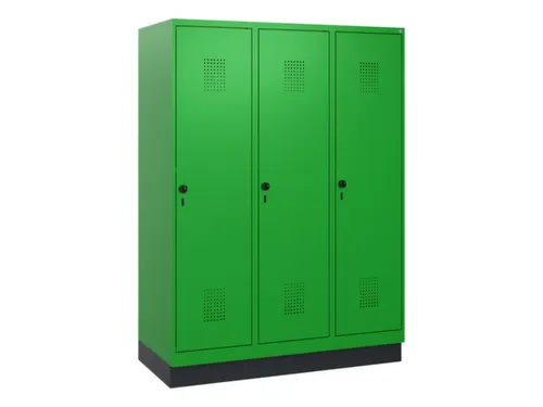 schoollocker,HxBxD 1630x1200x500mm,3vak,vak B 400mm,draaigrendel