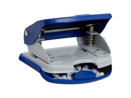 Q-CONNECT Medium Duty perforator Metaal 2-gaats 20 vel Blauw
