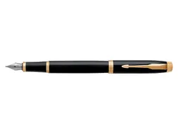 Vulpen Parker IM Black Lacquer GT Finish Fijn Blauwe inkt