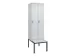 locker voor scheiding van kleding,HxBxD 2120x600x815mm,2vak