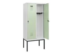 schoollocker,HxBxD 1950x800x500mm,2vak,vak B 400mm,draaigrendel