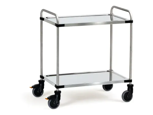 Roestvrijstalen Wagens 5011 120kg 1000x500mm 2 Etages