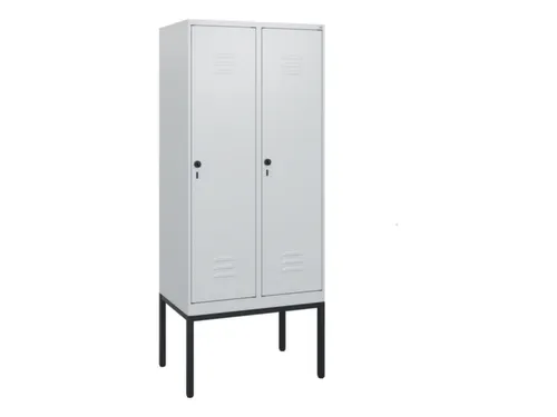 locker,HxBxD 1950x800x500mm,2vak,vak B 400mm,draaigrendel
