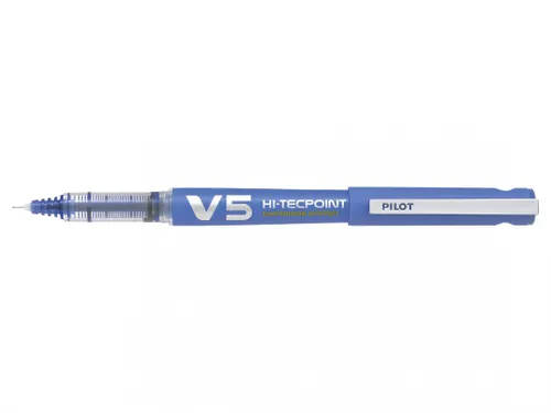 Rollerpen Pilot Hi-Tecpoint V5 Cartridge System Begreen 0.5mm Blauw