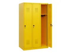 schoollocker,HxBxD 1530x900x500mm,3vak,vak B 300mm,draaigrendel