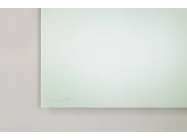 Mat Glasbord 100x150cm Sage Green rechte hoeken