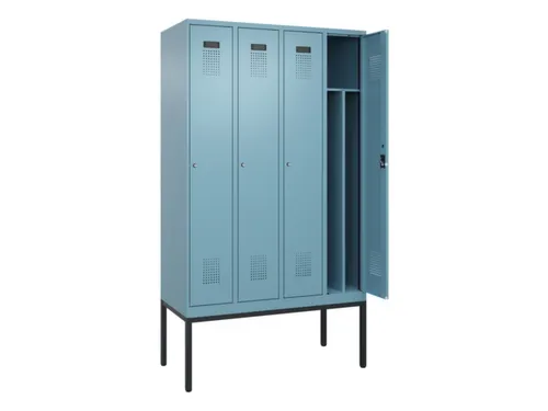 locker voor scheiding van kleding,HxBxD 2120x1200x500mm,4vak